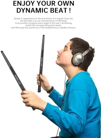 Generic Pocket Drum, Electric Drum Set, Virtual Drum Kit Portable Virtual Reality Drum Set Electronic Drum Set for Beginners Children Adults, Generic16wgz5padb