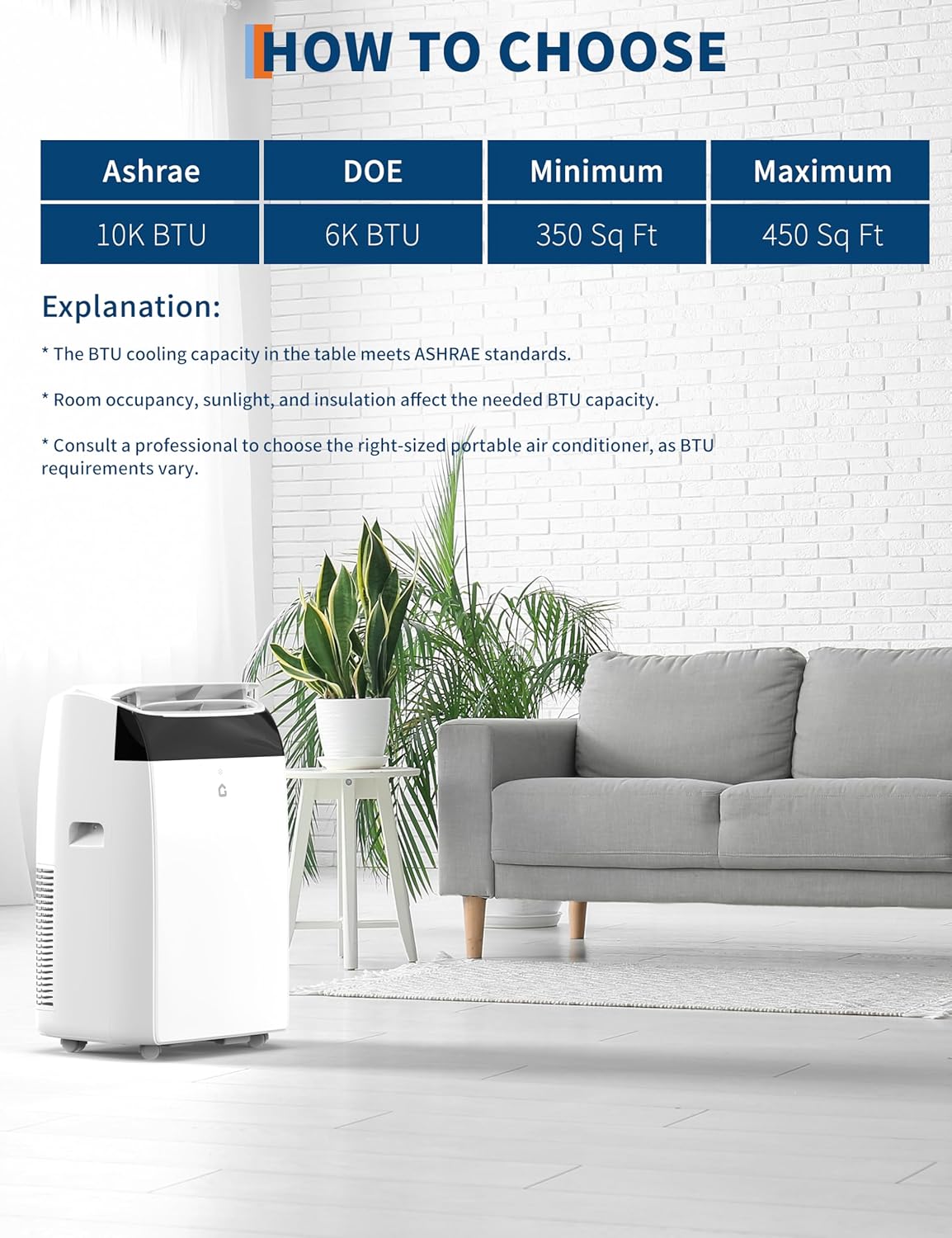 14000 BTU Portable Air Conditioners with Remote Control, 3-in-1 Free Standing Cooling AC Unit with Fan & Dehumidifier, Cools Room up to 700 sq.ft, Smart/Sleep Mode, 3 Speed, Auto Swing, 24H Timer