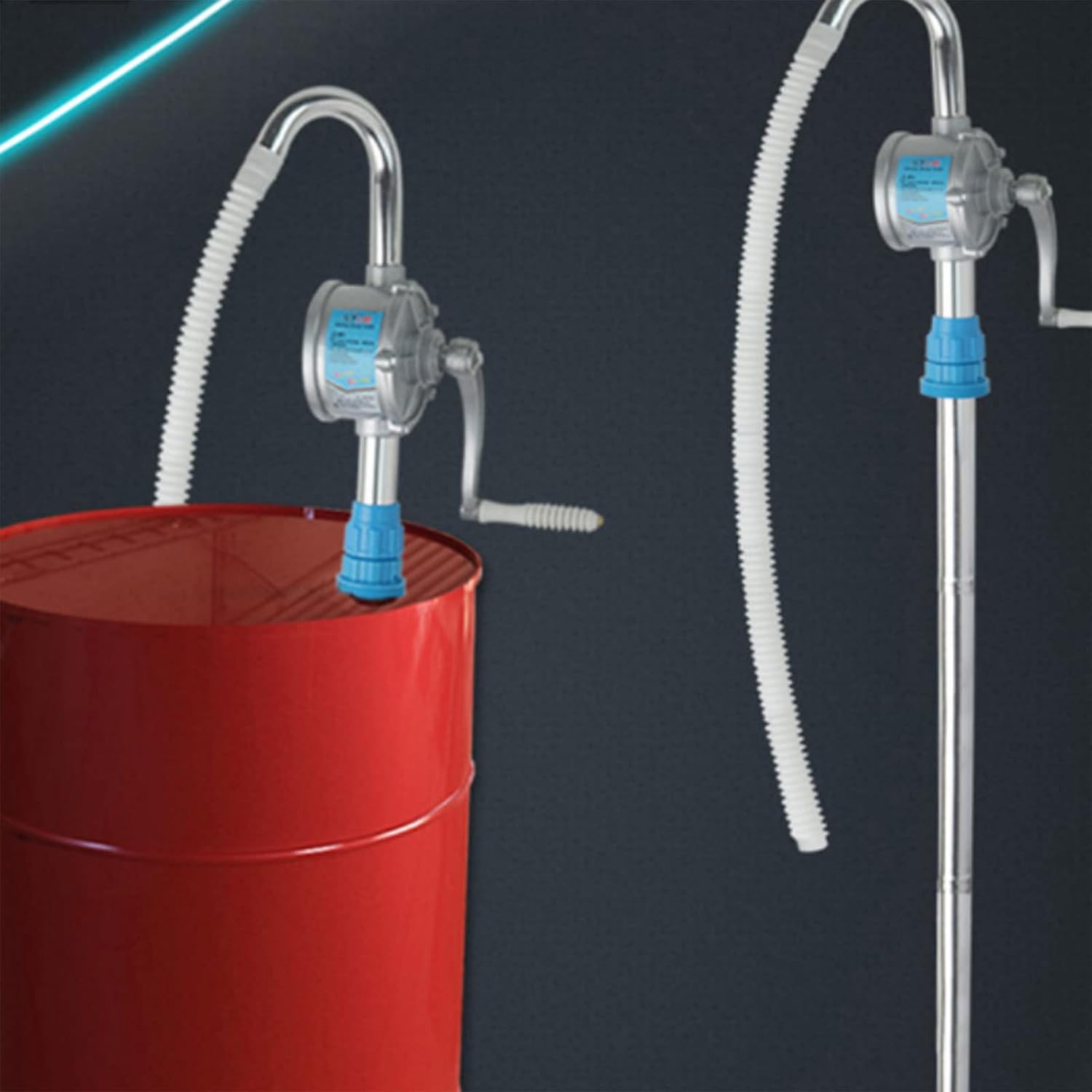 Hand Tool Aluminum Alloy Hand Oil Pump, Manual Oil Pump, Oil Suction Machine, Oil Drum Pump, Refueling Pump, Not Easy to Get Stuck