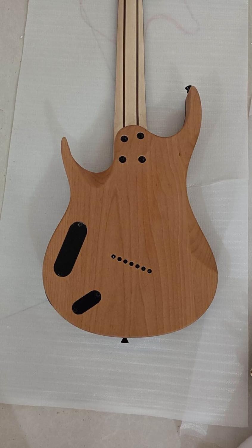 Handmade Generation Pro Fanned Fret Electric Guitar Body is Mahogany Fretboard is Rosewood with High Output Humbucker Pickups 24 Frets (7 string)