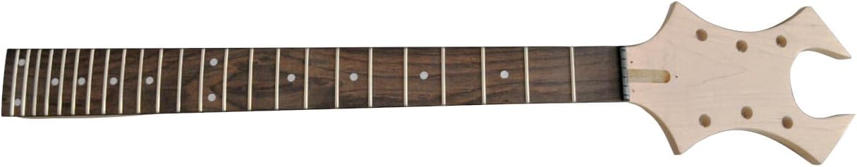 RSW DIY Electric Guitar Kit, Mahogany Body, Maple Neck, Rosewood Fretboard, 24 Frets, Right-Handed