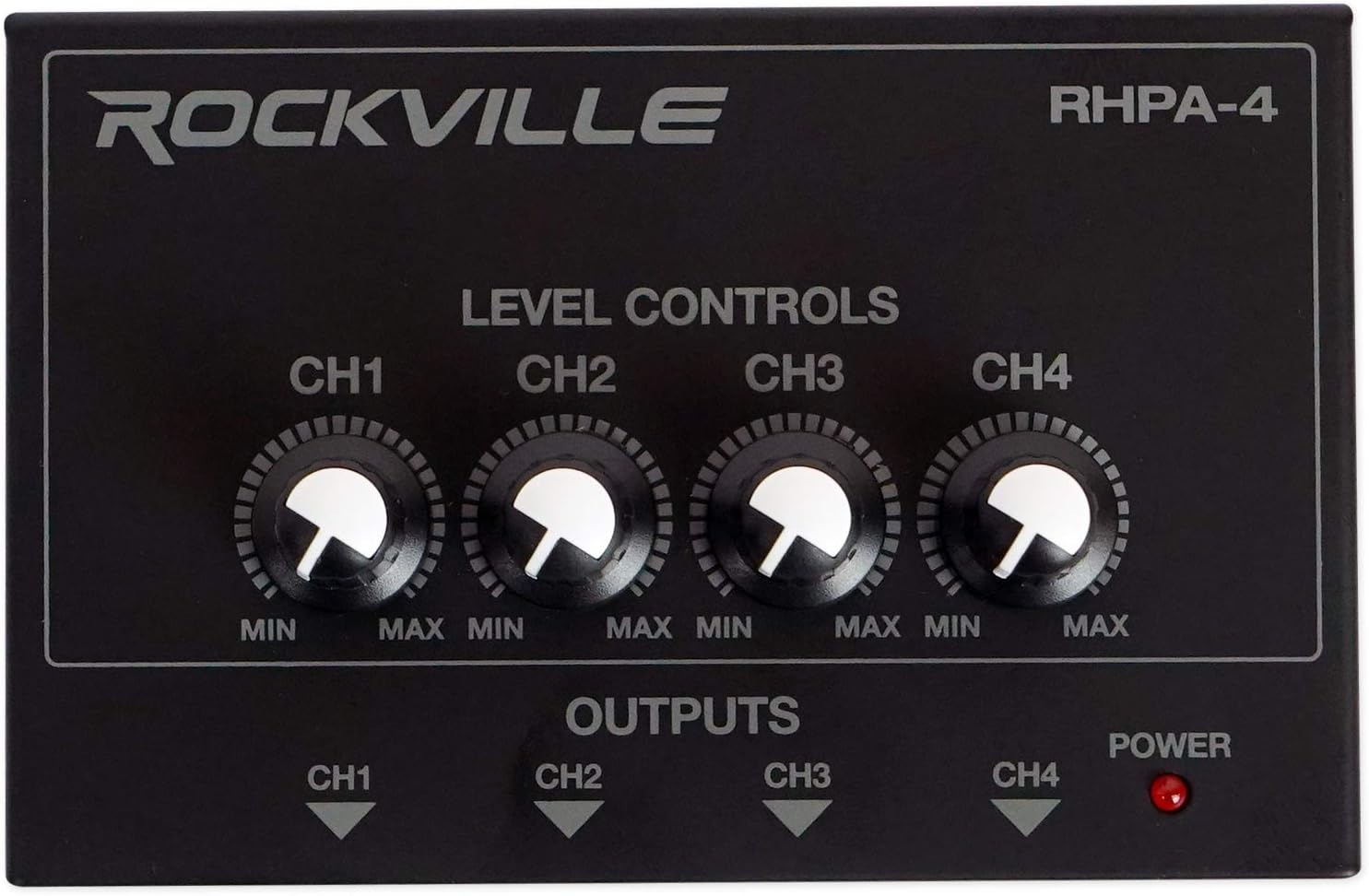 Rockville Bundle: RockMix 2BT Mixer Bundle with (2) RCM03 Mics & (2) PRO-M50 Headphones and RHPA4 Amp and TS1224 Cable & (2) R-BOOM 34 Boom Arms (9 Items)
