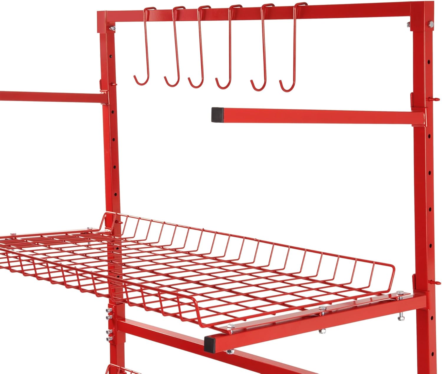 Auto Parts Storage Rack 3 Shelf Storage Rack Parts Management Carts Shelves for Tools Storage