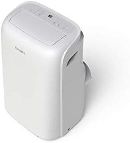 Toshiba PD0811CRU, 8,000 BTU, 6,000 SACC 115-Volt Portable Air Conditioner and Dehumidifier with Remote (Renewed)