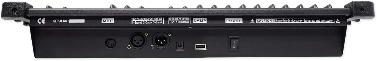 Rockville RockPAR50 WHT Bundle: (24) LED RGB Compact Par Can DJ Club Stage DMX Uplights, ROCKFORCE 384 Channel Light Fog DMX Controller, MIDI, 25-Items