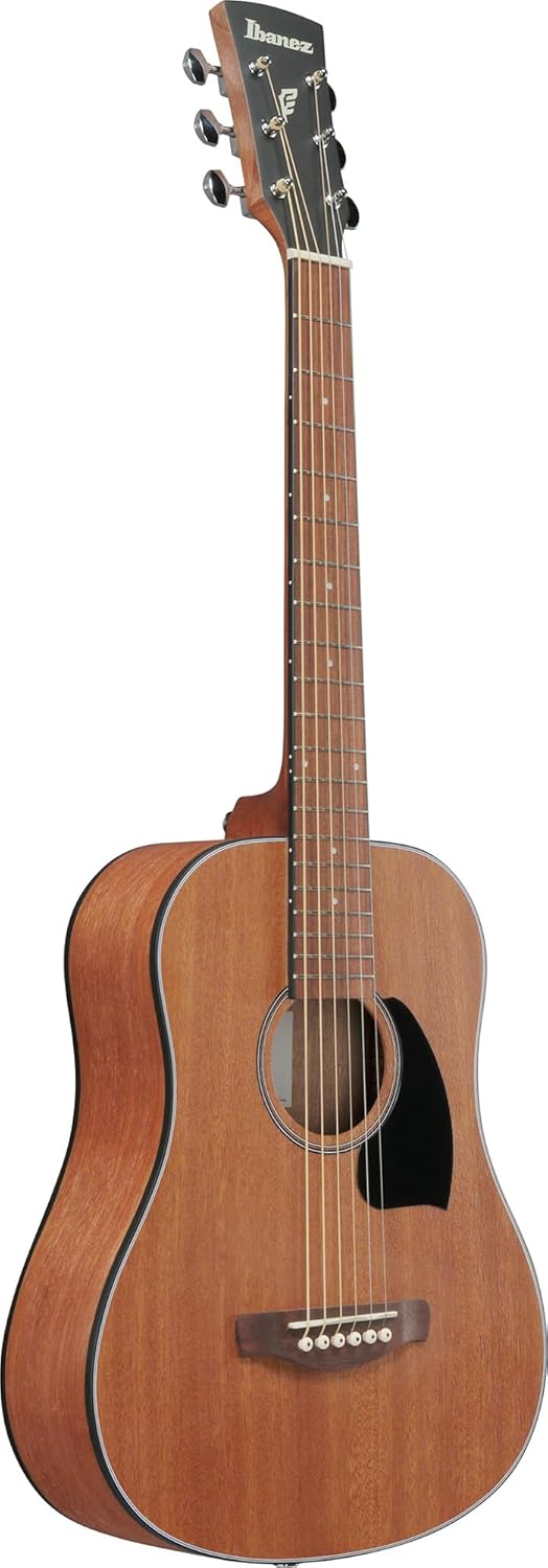 Ibanez PF2MH PF Performance 3/4-Size Dreadnought Acoustic Guitar - Open Pore Natural Bundle with Gig Bag, Tuner, Strap, Strings, Picks, Austin Bazaar Instructional DVD, and Polishing Cloth
