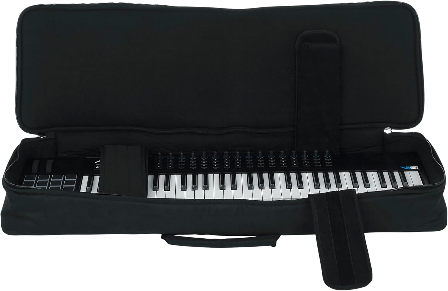 Gator Cases GKB Series Slim 61-Note Padded Keyboard Gig Bag, (GKB-61-SLIM)