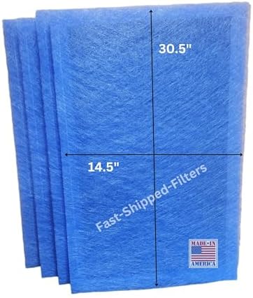 Fast-Shipped-Filters 3 Pack Replacement Compatible with SpacePak Air Cleaner Replacement Filter Pads AC-RBC-3 Refills