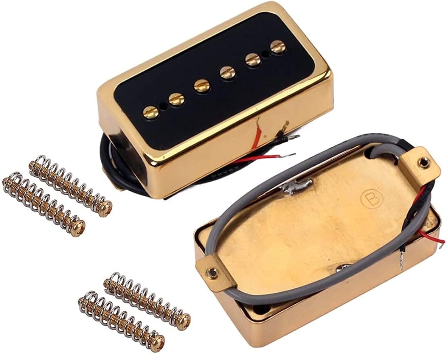 Electric Guitar Pickups P90 Single Coil Bridge &Neck Pickups Set Humbucker Pickups Set for Electric Guitar Parts Guitar Pickup Set