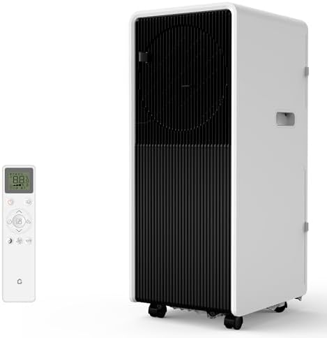 Portable Air Conditioner 14000 BTU - 3-In-1 AC Units Fast Cooling, Dehumidifying & Fan Functions, Ultra Quiet Operation with Remote Control & Window Kit, Ideal for Bedroom, Office & Living Room