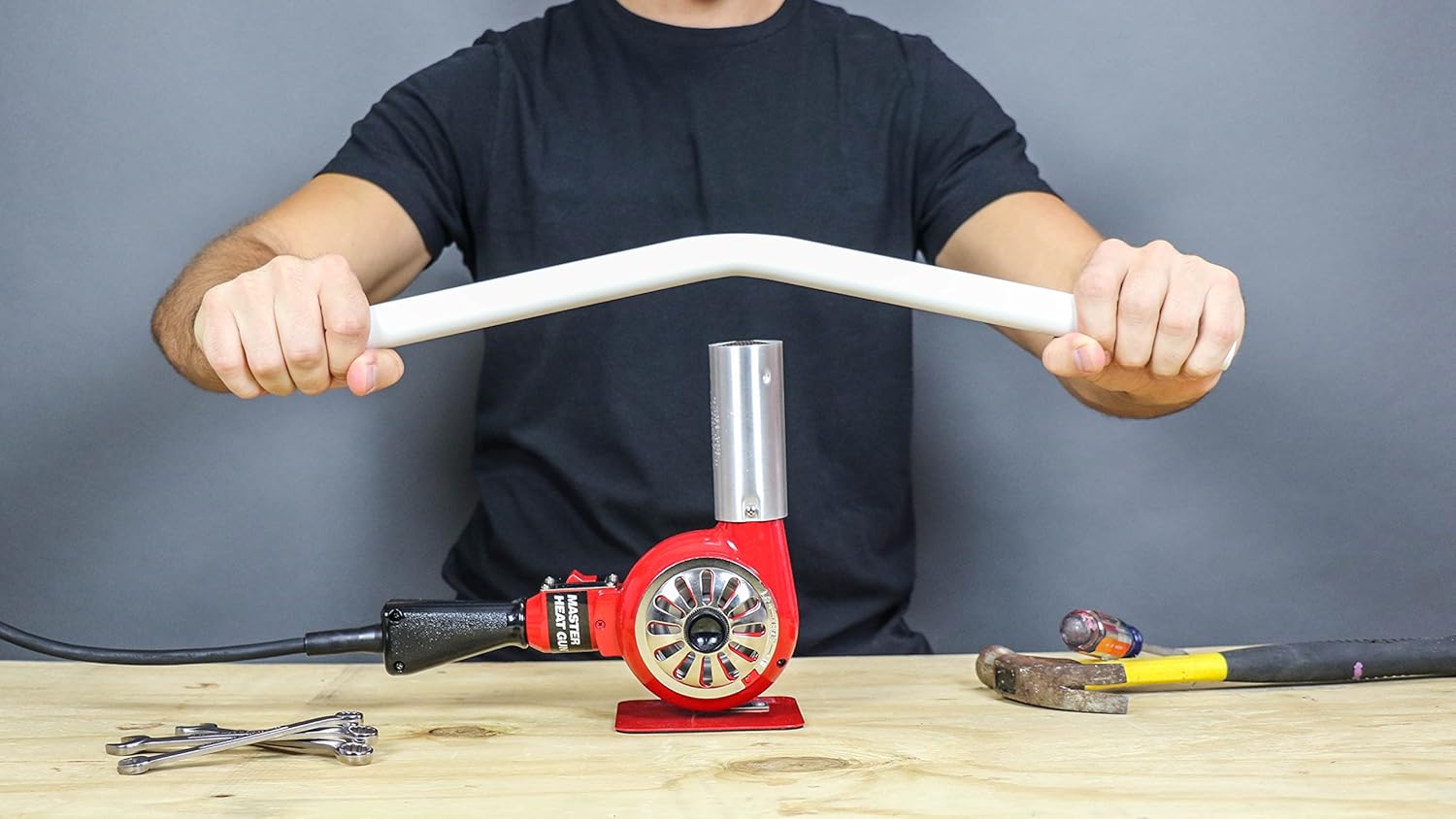 Master Appliance - HG-302A-A1 Master-Mite Series Heat Shrink System, Red, 300-500 Degree F, 220V