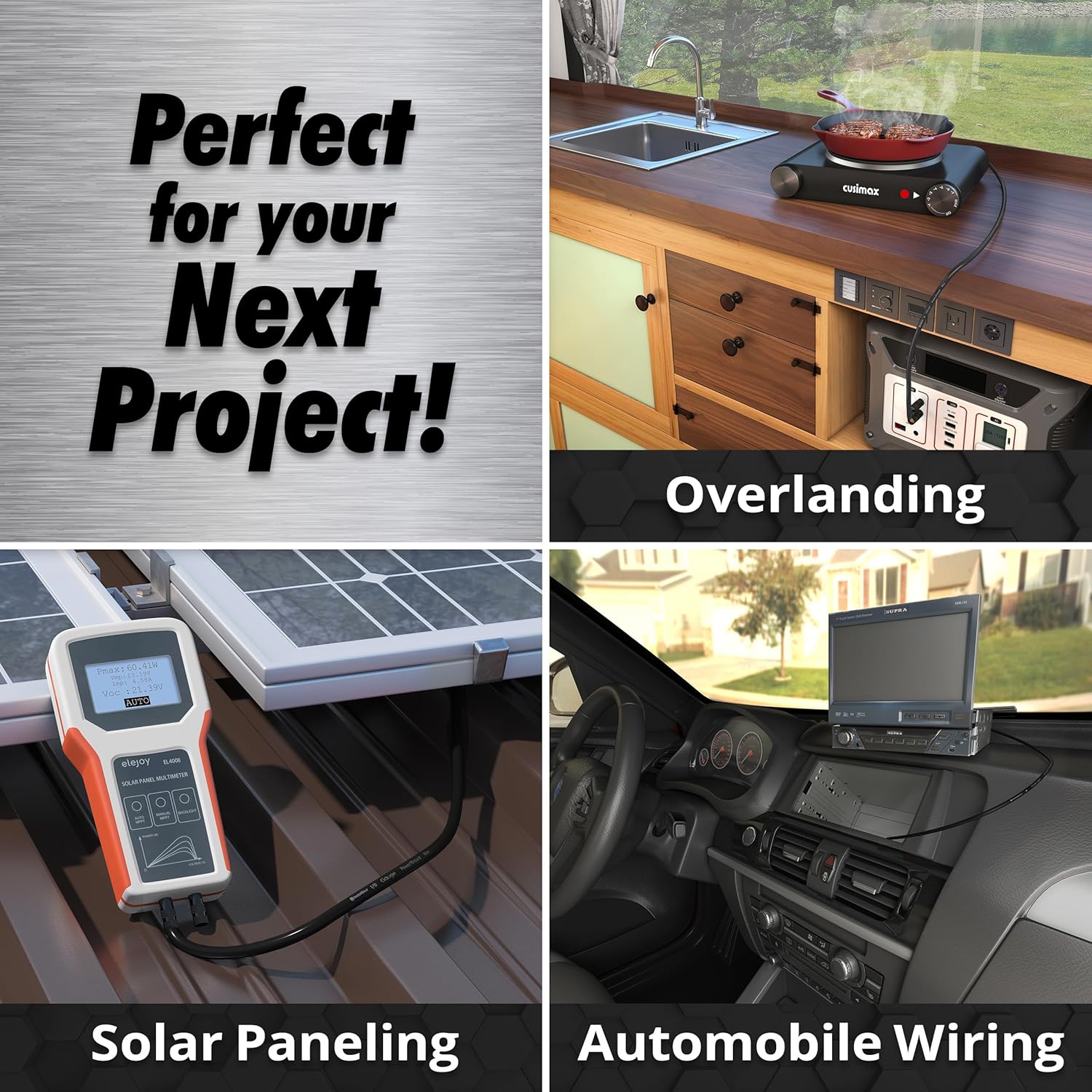 InstallGear 1/0 Gauge Wire (50ft) Copper Clad Aluminum CCA - Primary Automotive Wire, Car Amplifier Power & Ground Cable, Battery Cable, Car Audio Speaker Stereo, Trailer Wiring Welding Cable 1/0 ga