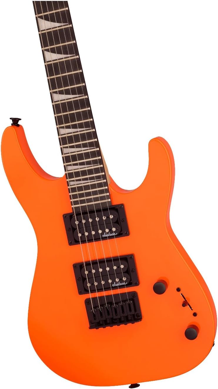 Jackson Dinky Minion JS1X Electric Guitar - Safety Orange, Amaranth Fingerboard
