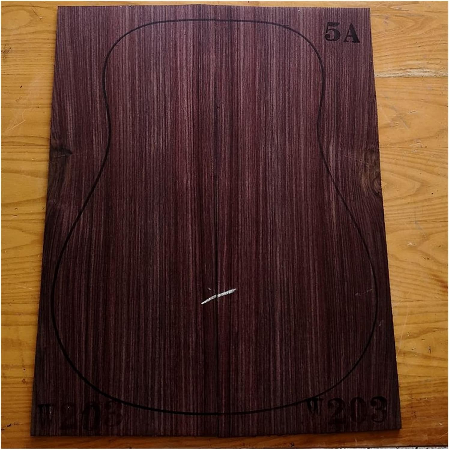 India Rose Wood Back Panel Wool Guitar Production Material Accessories DIY Guitar Kit (Color : 17)