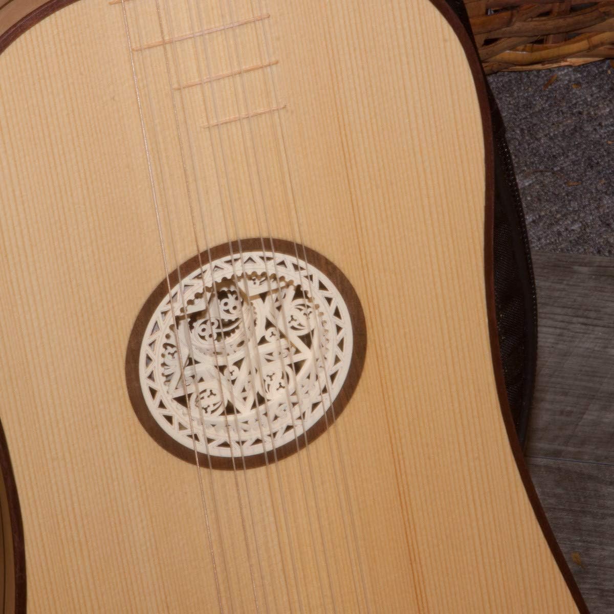 Roosebeck Baroque 5-Course Guitar w/Gig Bag & Extra String Set