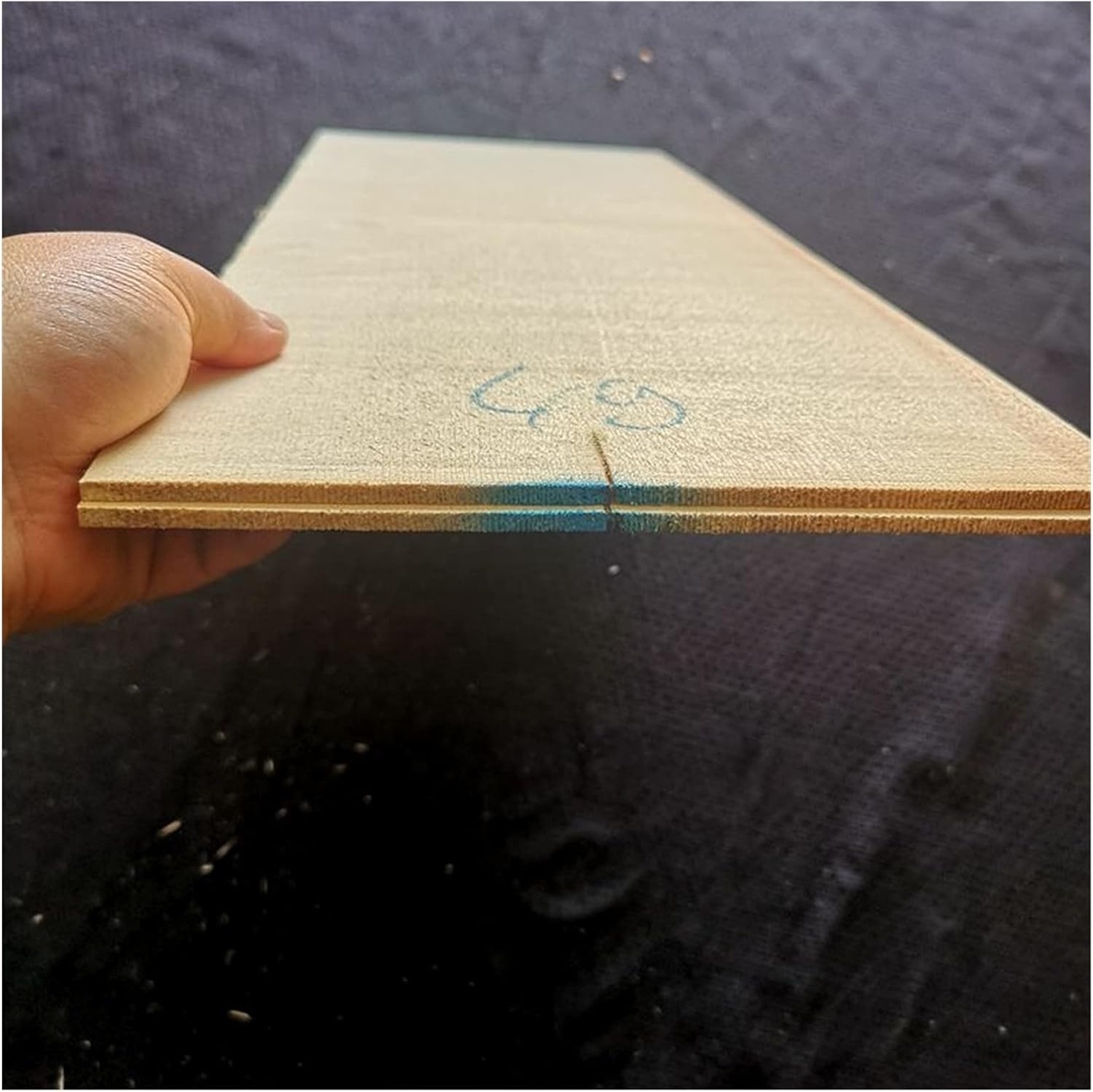 Unfinished Guitar Kit A Claw Pattern German Spruce Veneer Guitar Panel Bear Claw Pattern Deshan Cedar Alpine Spruce Guitar Production Handmade ​Guitar Body (Color : 74)