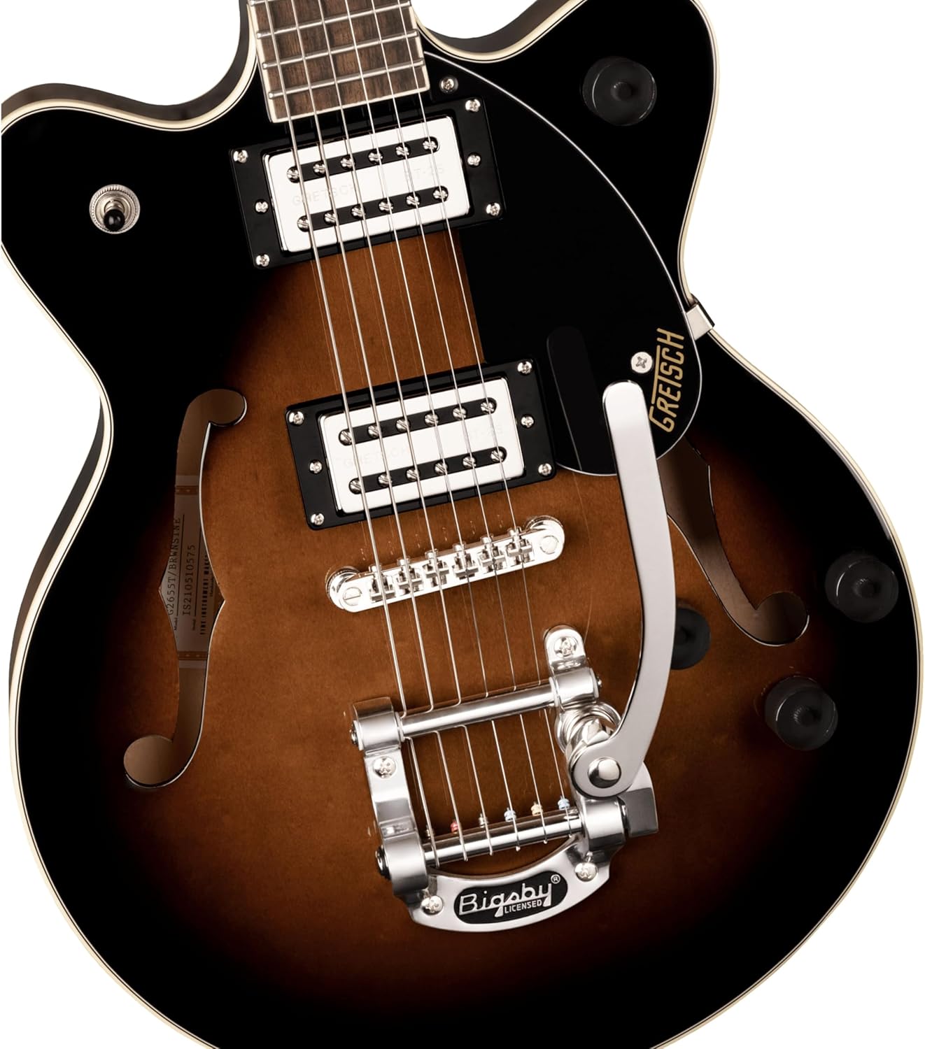 Gretsch G2655T Streamliner Center Block Jr. - Brownstone Maple