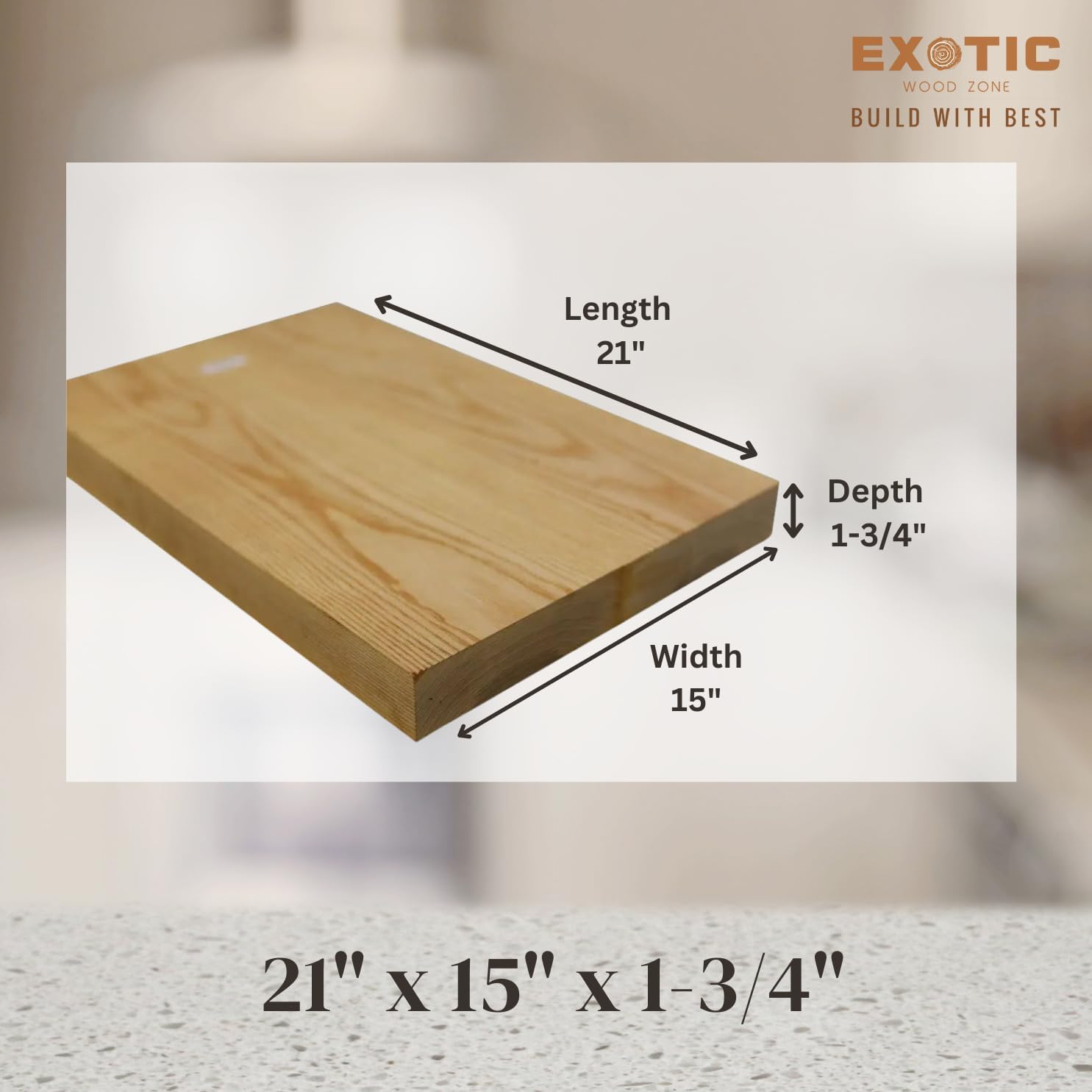 Exotic Wood Zone | Swamp Ash Electric/Bass Musical Wood Body Blanks | Guitar Luthier Tonewood Suppliers | Glued Planed - 21