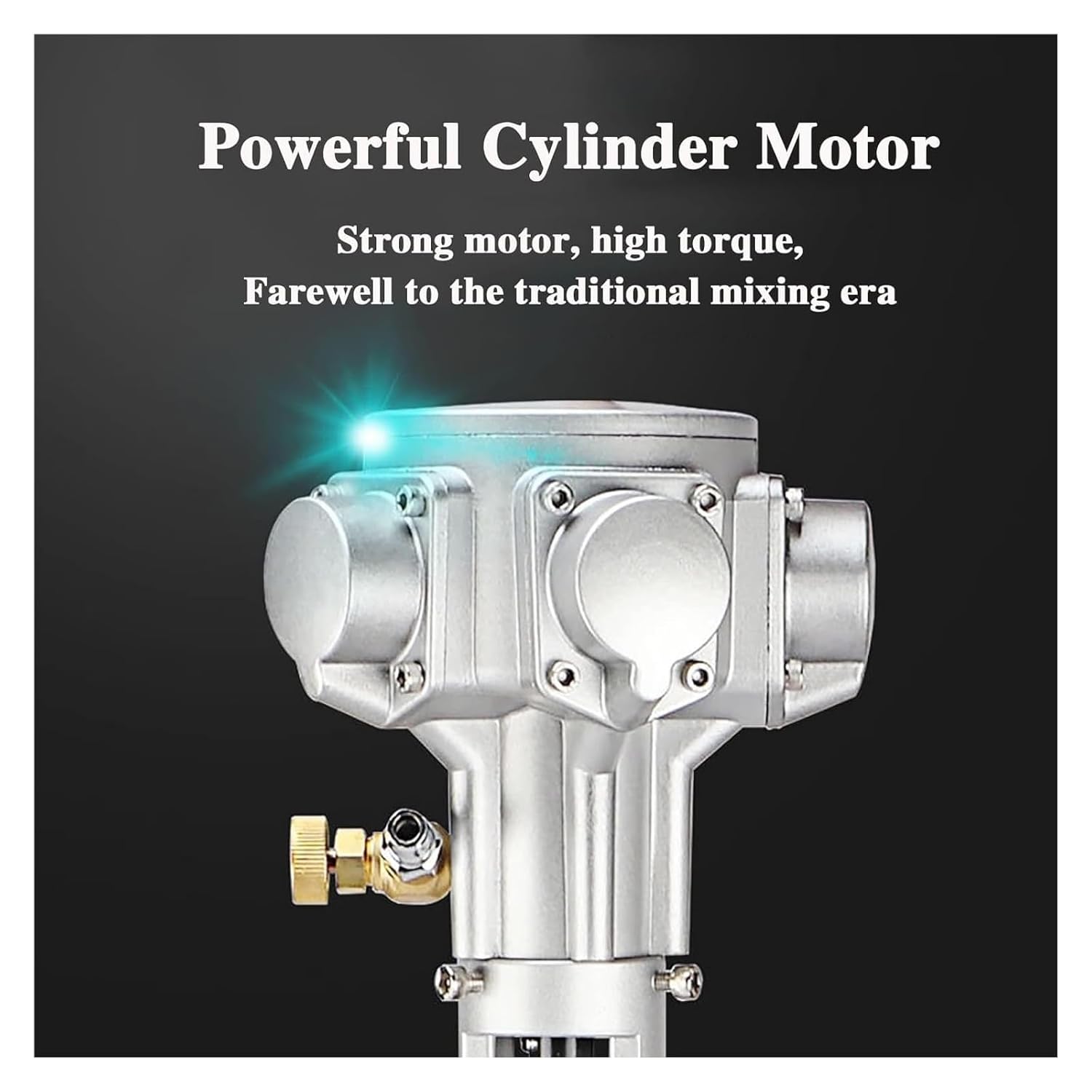 Pneumatic Paint Mixer,Pneumatic Bracket Mixer, Automatic Lifting Mixer Pneumatic Paint Mixer Machine Desktop Vertical Air Mixer Ink Mixing Machine