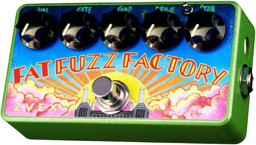 ZVEX Fat Fuzz Factory Vexter VFFF Effect Pedal Bundle w/ 2X Right Angle 6