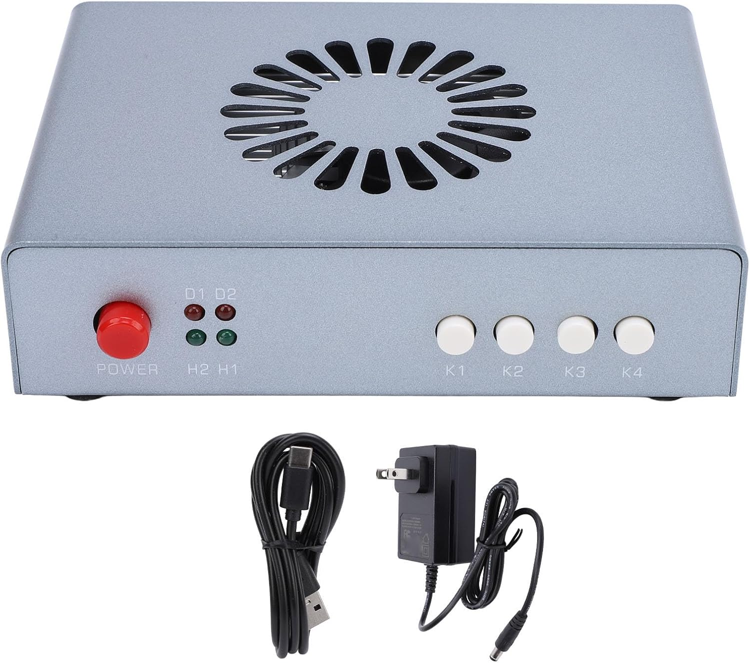 Yoidesu HD Multimedia Interface Synthesizer, High Efficiency DMA Fuser Dual Signal Input HD Multimedia Interface Fuser, with Temperature Controlled Fans 2K 144Hz DMA Hardware Adaptive