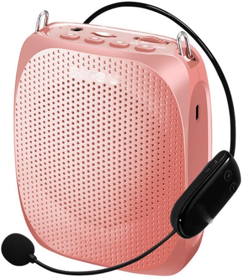 Voice Amplifier Portable UHF Mini Audio Speaker Lautsprecher for Teachers Tourrist Yoga Instructor(D)