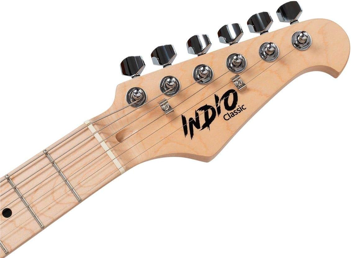 Monoprice Indio Series 6 String Electric Guitar, Right (610104), Small
