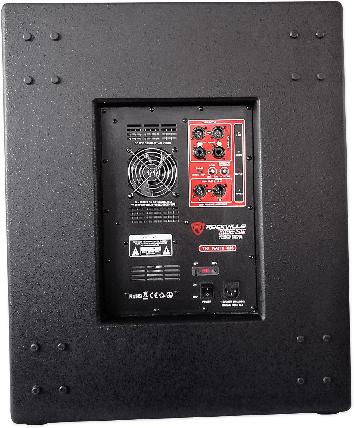 Rockville Complete Church PA System with Speakers + Subwoofers + Monitors + Stands and Cables