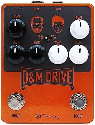 Keeley D&M Drive Overdrive and Boost Pedal, Orange (KDMDrive)