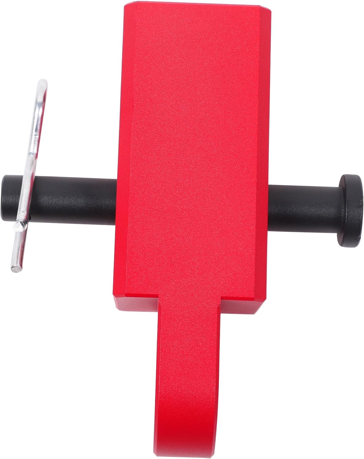 Aunginsy Tow Hitch Receiver Hook with Tightener Compatible with Toyota Tacoma 2016-2023 Accessories, Car Shackle Mount Trailer Hitch Lock Pin Heavy Duty Solid Recovery Towing Kit for Trucks, Red