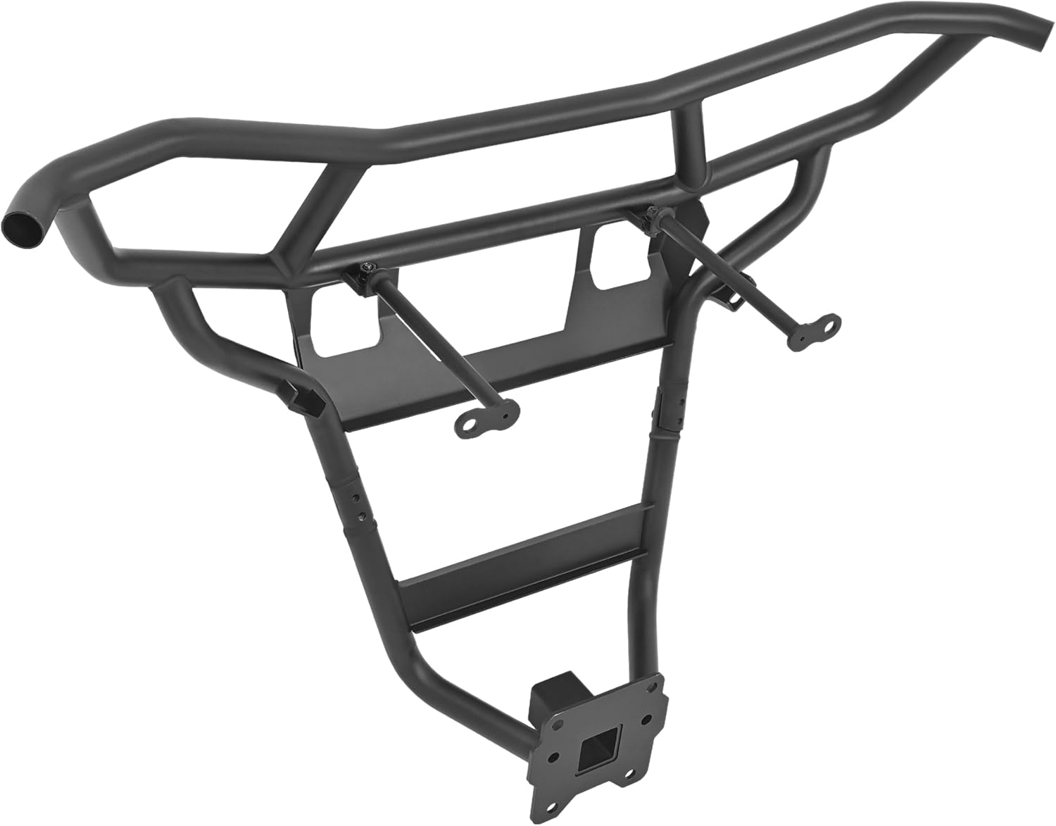 Rear Bumper Compatible with 2014-2023 Polaris RZR XP 1000/XP 4 1000 4WD Heavy Duty Steel W/Hitch Receiver UTV Rear Guard Accessory