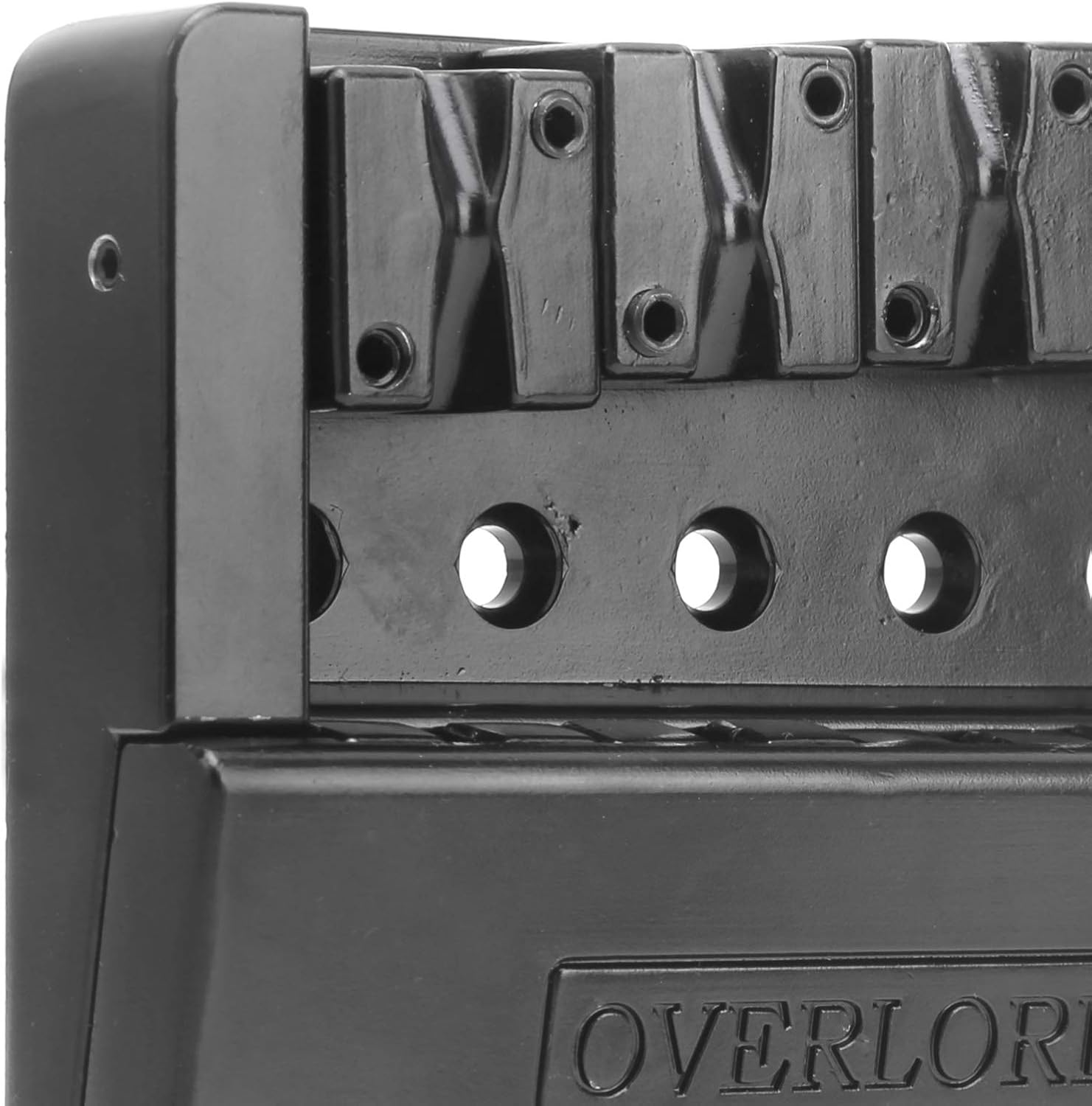 Bass Tremolo Bridge System, Heavy Duty Zinc Alloy, 4 String Bass Bridge System, Adjustable Tailpiece for Electric Guitar Bass Players, Stage Performance, Home Practice