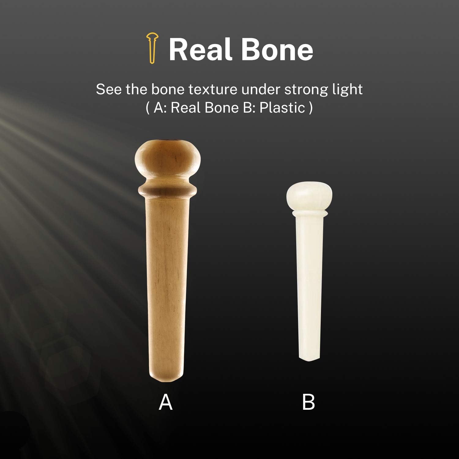 Donner Acoustic Guitar for Beginner-Guitar Bridge Pins