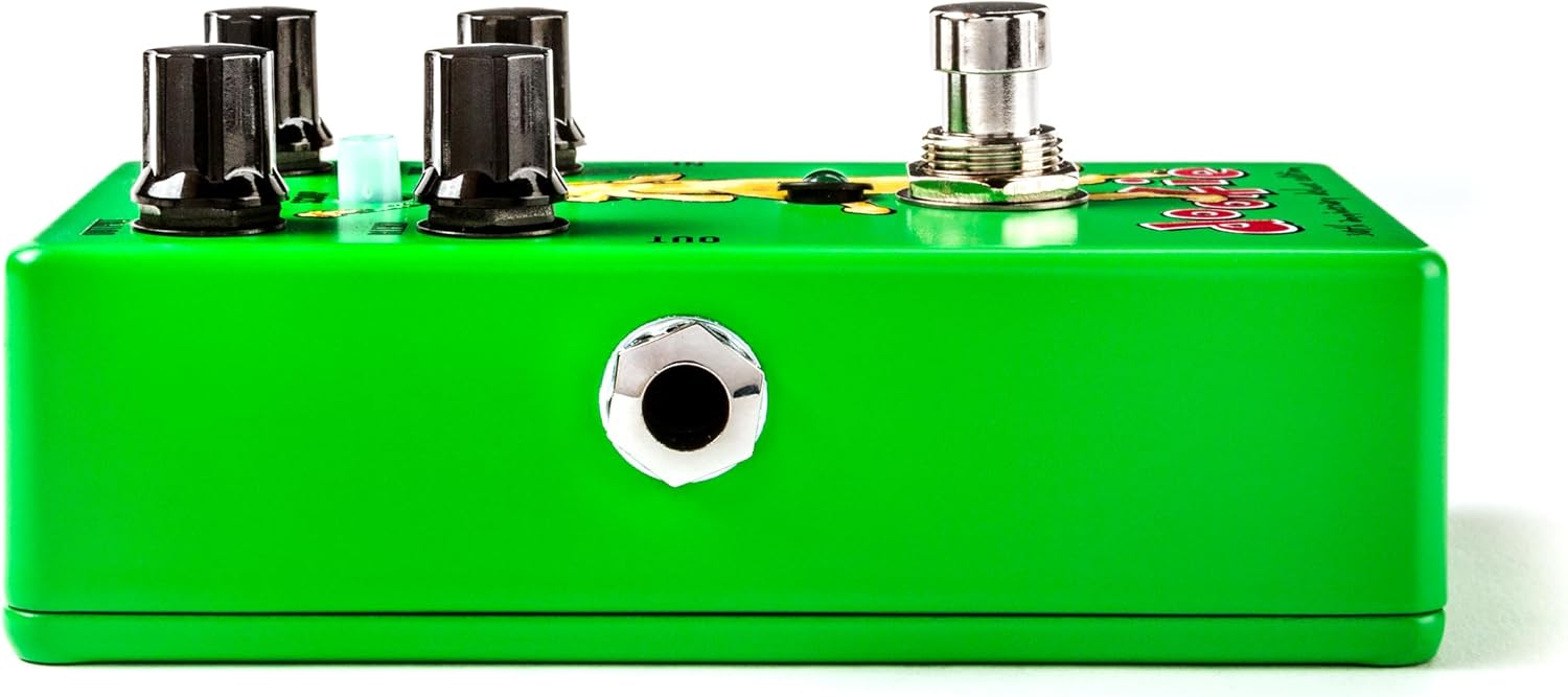 MXR DD30 Green Day Dookie Drive/Crunch Gain Pedal - 30th Anniversary Deluxe Edition Effects Stompbox with Tonebird 9V Power Supply, Patch Cable, Dunlop Picks Bundle