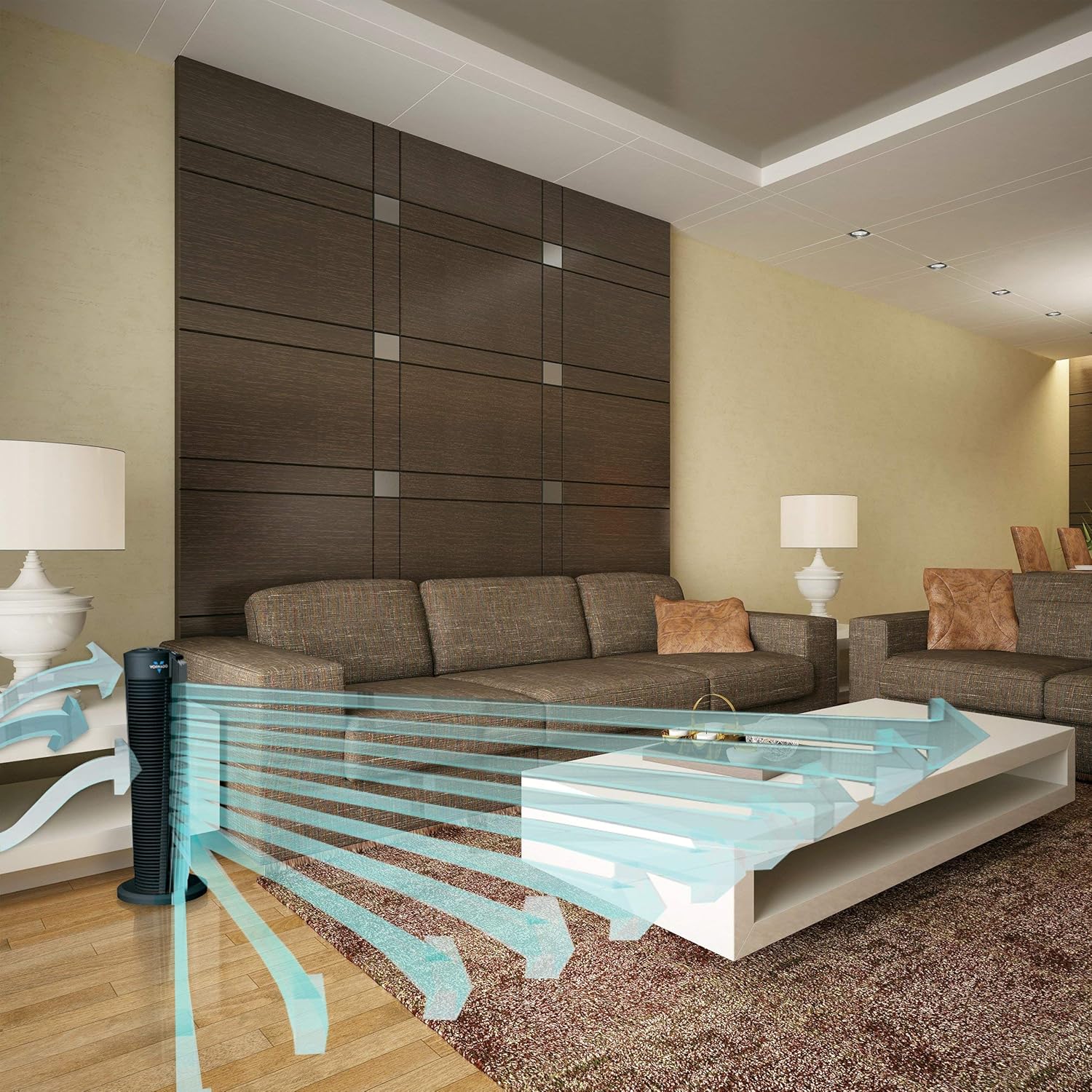 Vornado 154 Whole Room Tower Air Circulator Fan, 32