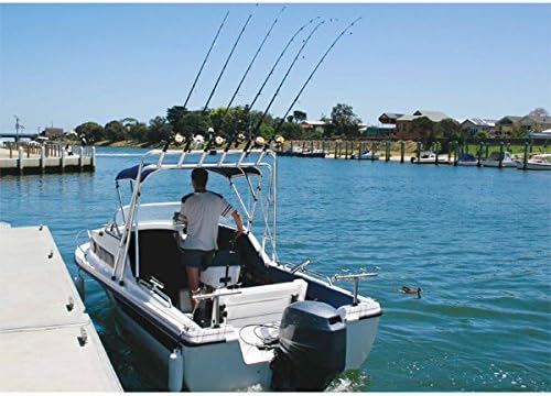 Oceansouth Fishing Arch (Rocket Launcher) fishing pole holder rod holders rack accessories for boats boat bimini top hardware boating safety equipment pontoon jon bass rocket launcher cover pishing
