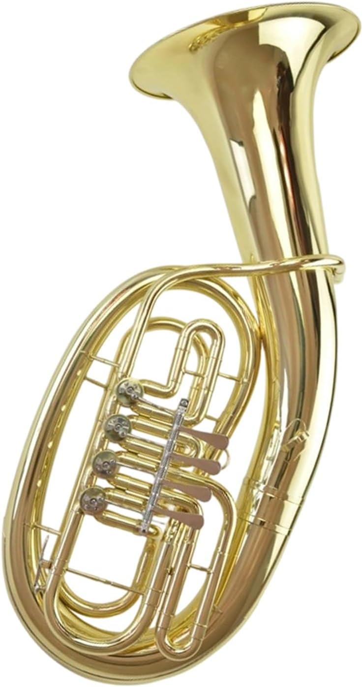 Upright Key B Flat Major Tenor Horn Four Keys Bass Euphonium All-brass Instrument(5)