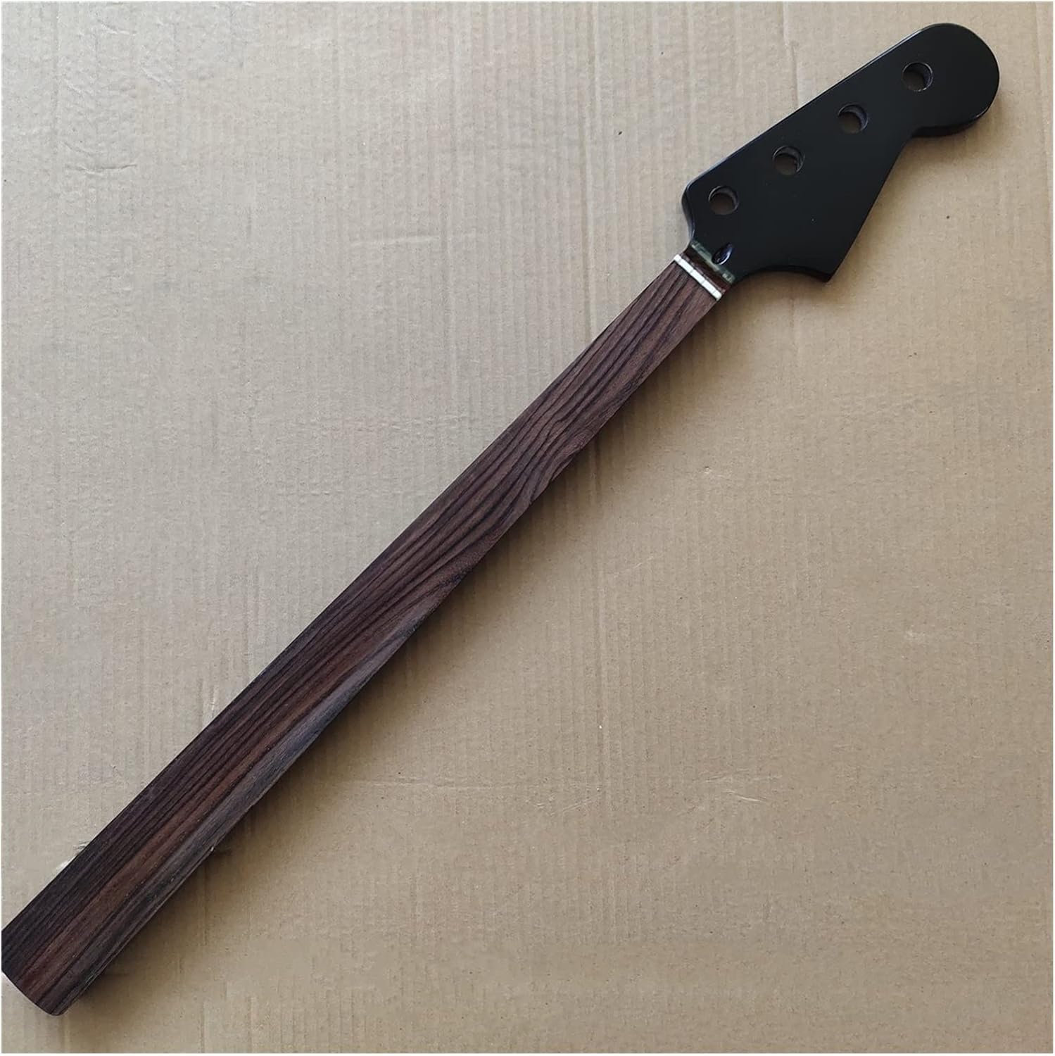 TSTS Fretless Maple 20 Frets Bass Guitar Neck Part 4 String Rosewood Fingerboard 34 Inch Nut 38mm Guitar ​Neck Replacement