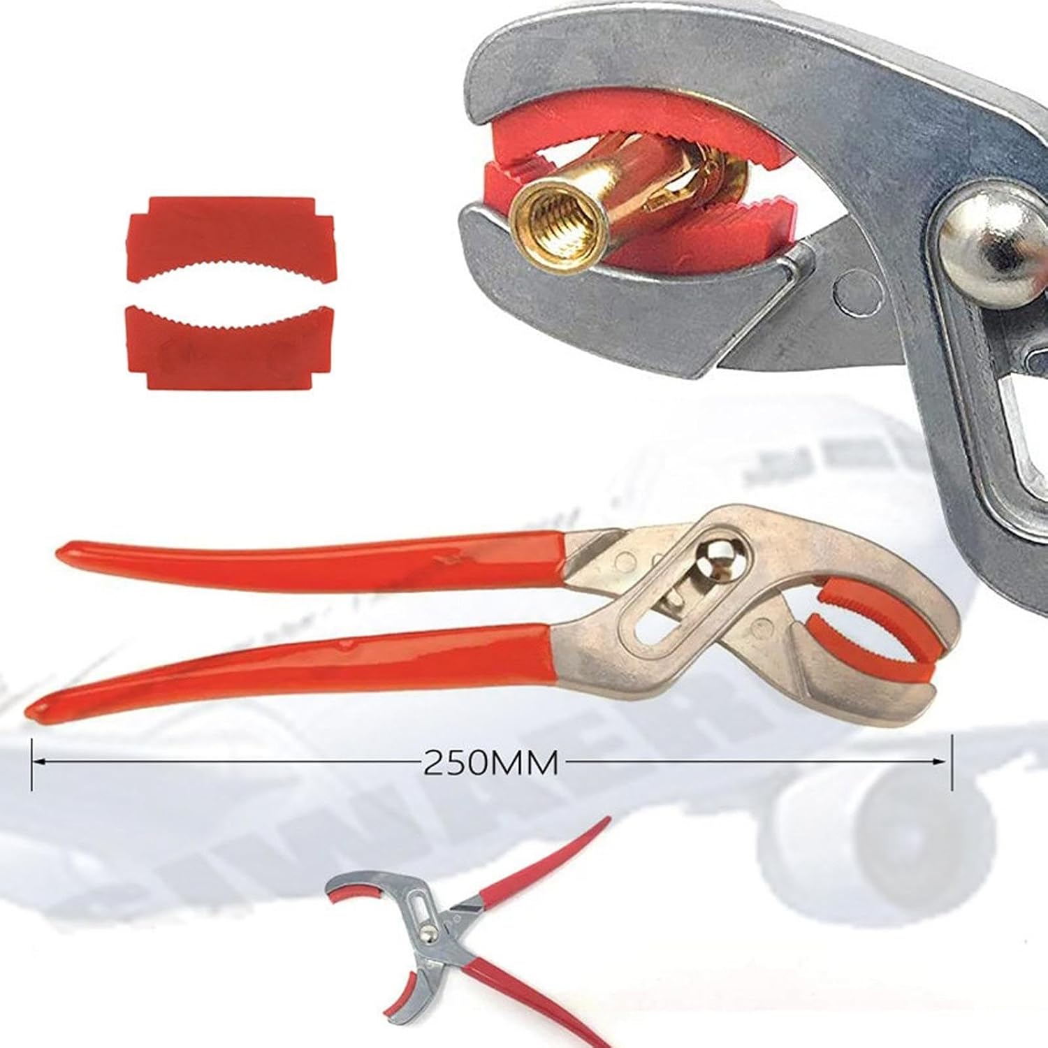 Soft Jaw Cannon Plug Plier Accessory Portable Metal Durability High Performance Premium Essential Aviation Tool Aircraft Tool