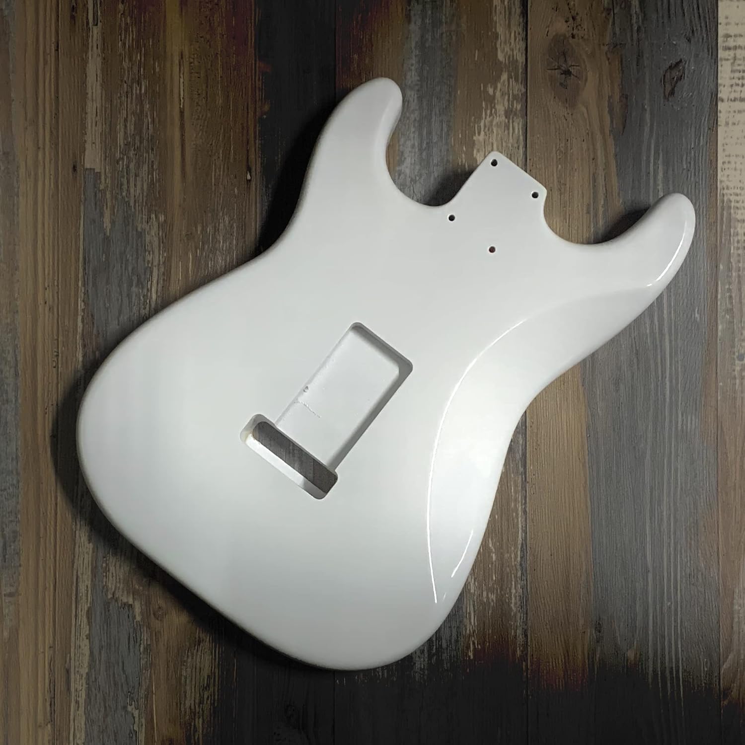 Unfinished Guitar Kit Electric Guitar Body North American Alder Guitar Semi-Finished Manual DIY Guitar Barrel Replacement Guitar Accessories Handmade ​Guitar Body (Color : Red)