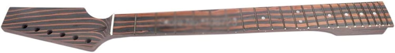 DIY Electric Guitar Kit Zebrawood Body and Neck for TL Style Electric Guitar to Assemble Unfinished Electric Guitar Kit