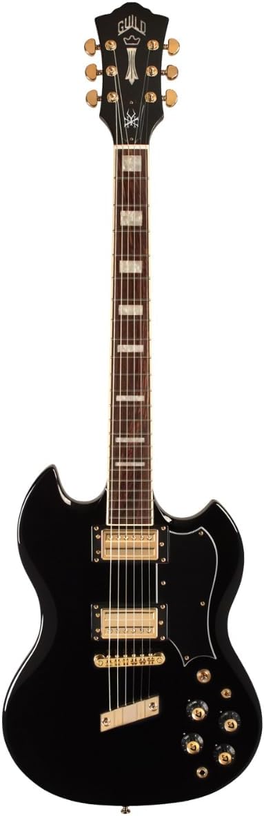 Guild Polara Kim Thayil Signature Electric Guitar - Black