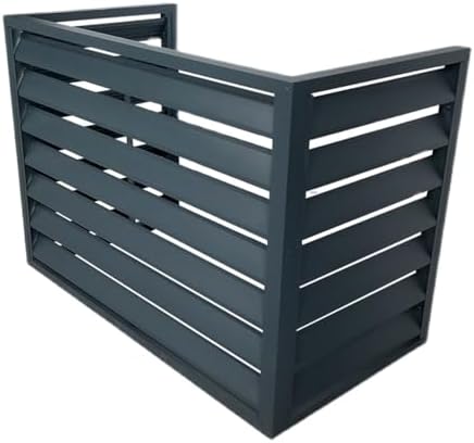 Cover Type air Conditioner Outdoor Unit,air Conditioner Fence,Anti-Theft Sturdy Aluminum AC Covers,Noise Reduction,Fence to Hide air Conditioner, Applicable to air Conditioner Outdoor Unit