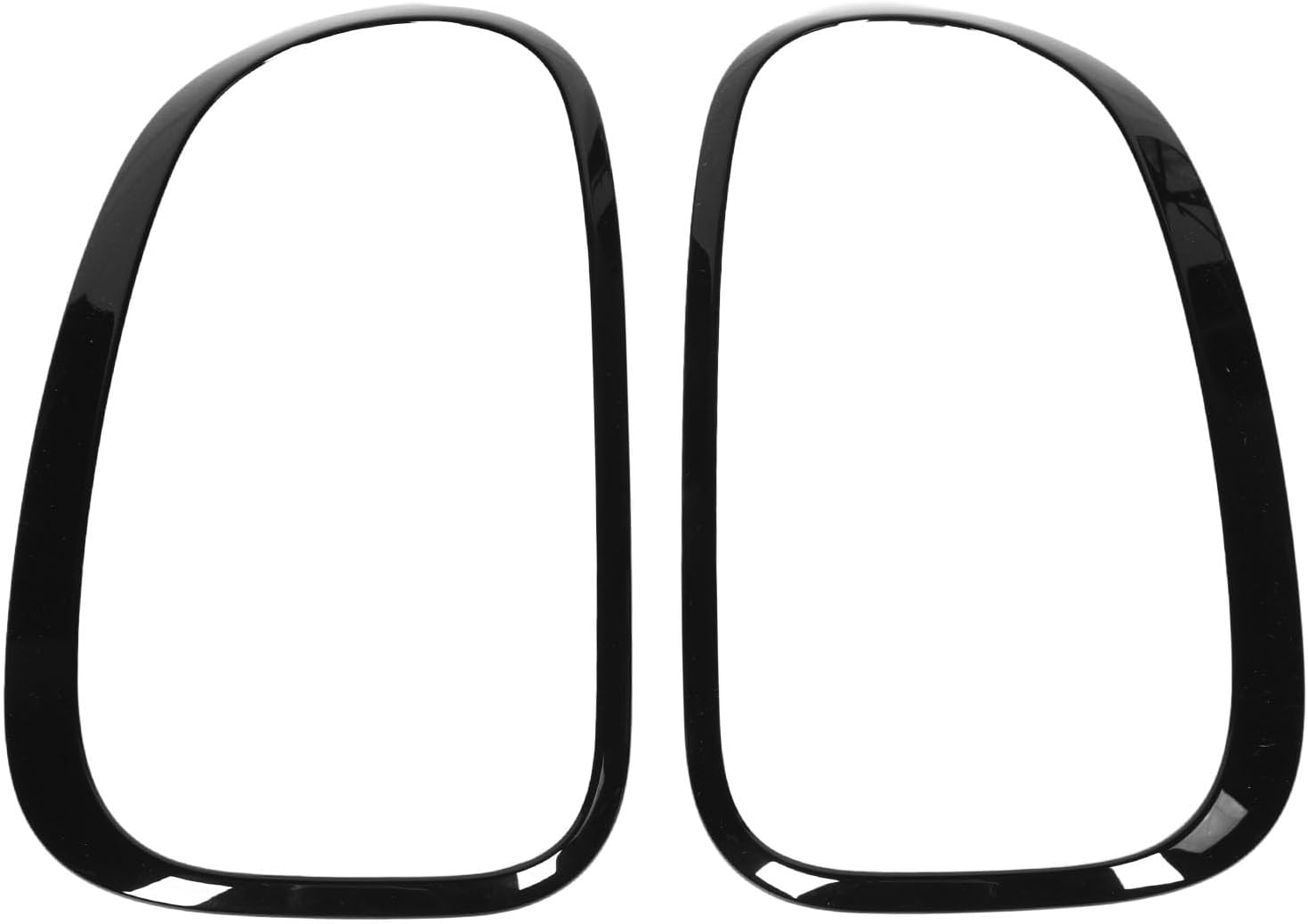 Headlight Bezel Trim Injection51139801574 Gloss Black 4 Piece Tail Light Cover Clip On Installation Fit For 2010 To 2016 R60, Other accessories