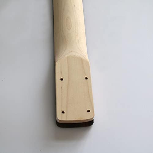 Unfinished Guitar Kit Electric Guitar Materials Maple Solid Wood Leather Basswood Body Hard Maple Neck Electric Guitar Material Combination Handmade ​Guitar Body