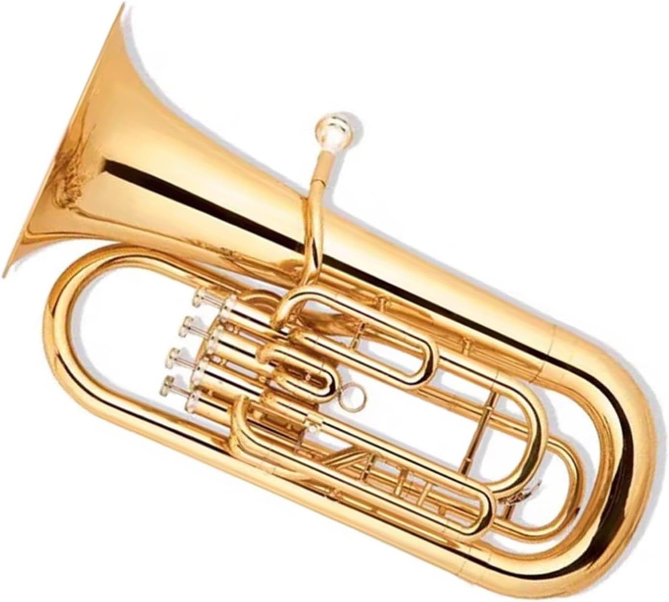 Four Key Euphonium B Flat Major Professionally Played Gold Euphonium All-brass Instrument(2)