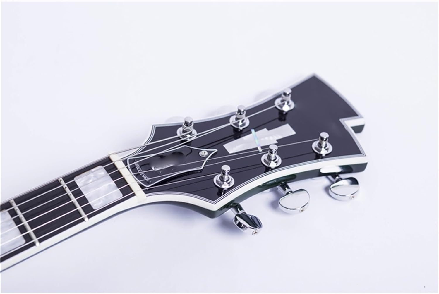 Beginner Electric Guitar Kits Solid Wood Body Electric Guitar With Green Burl Finish