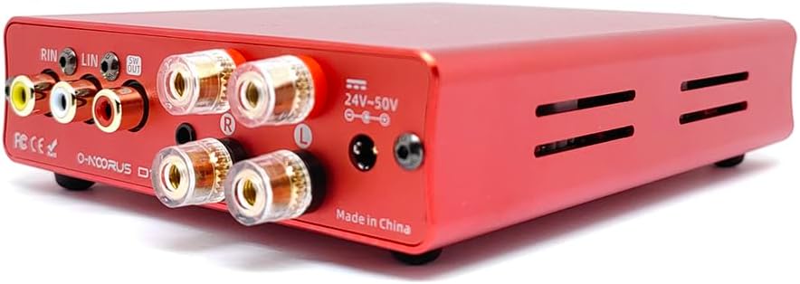 D1 TPA3255 PFFB Stereo Power Amplifier 300Wx2 with Treble Bass Tone,Subwoofer,Pre-Out, for Home Theater 2.1 Channel Amplifier,with 36V 5A Power Adapter