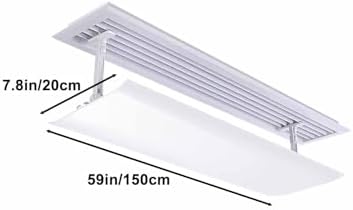 Adjustable Air Conditioning Baffle, Home Air Conditioner Deflector, Universal Air Conditioning Windshield Redirector, for Cooling & Heating Systems