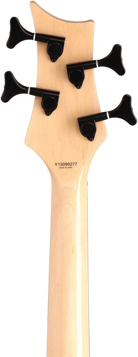 Dean Edge 09L Lefty Electric Bass Guitar - (Black)